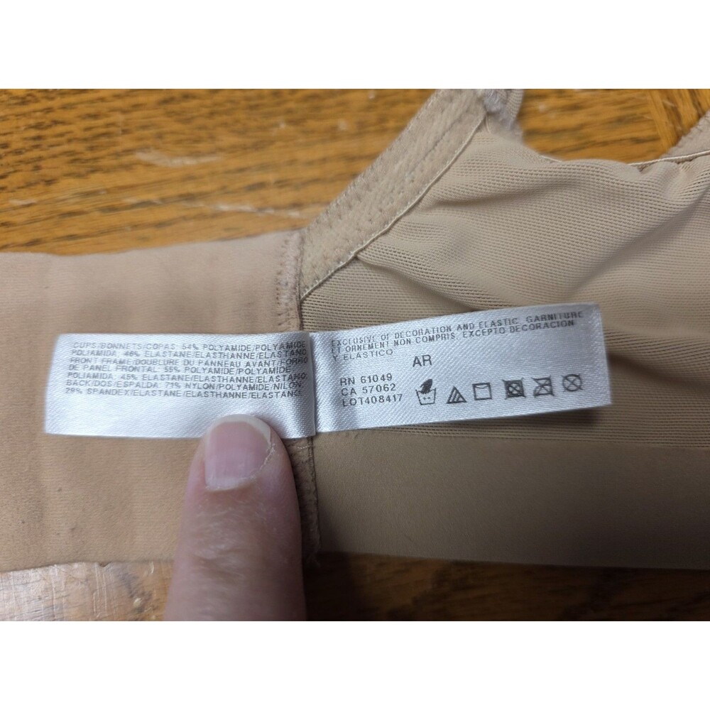 WACOAL Style # 855387 Shape Revelation Pendulous UW Sz 36G Color Beige Bra - Picture 7 of 8
